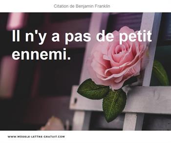 Citations Benjamin Franklin