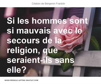 Citations Benjamin Franklin