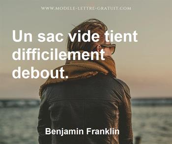 Citation de Benjamin Franklin