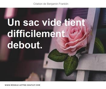 Citations Benjamin Franklin