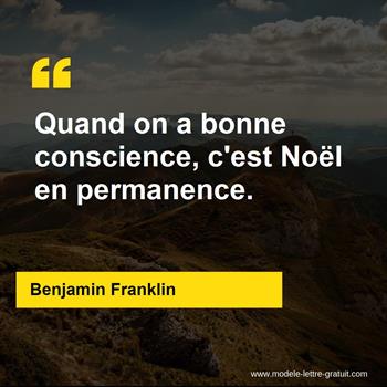 Citations Benjamin Franklin