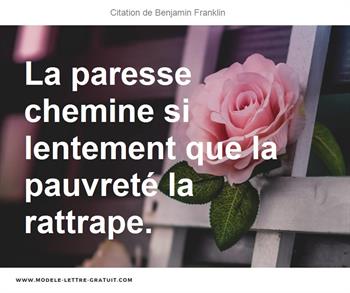 Citations Benjamin Franklin