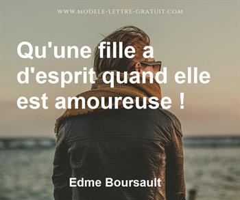 Citation de Edme Boursault