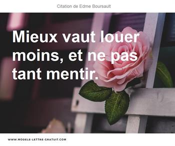 Citations Edme Boursault
