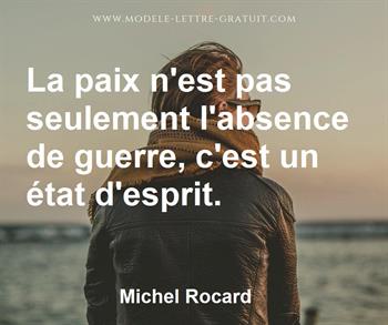 Citation de Michel Rocard