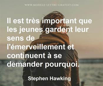 Citation de Stephen Hawking