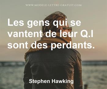 Citation de Stephen Hawking