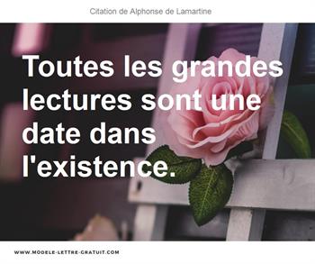 Citations Alphonse de Lamartine
