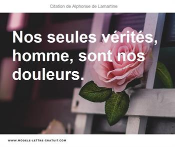 Citations Alphonse de Lamartine