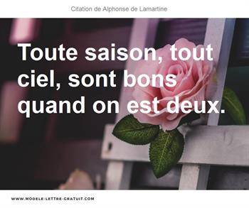 Citations Alphonse de Lamartine