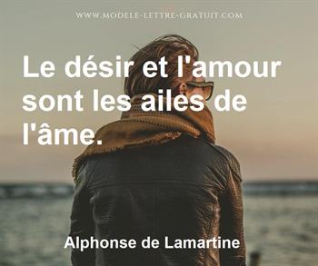 Citation de Alphonse de Lamartine