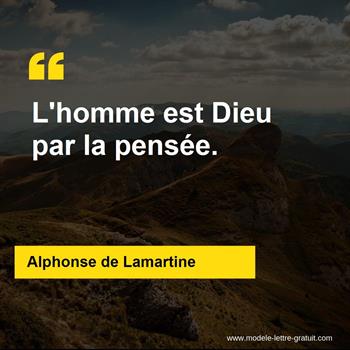 Citations Alphonse de Lamartine