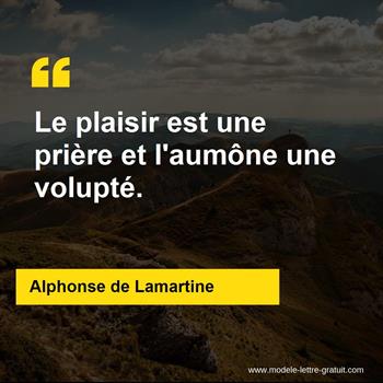 Citations Alphonse de Lamartine
