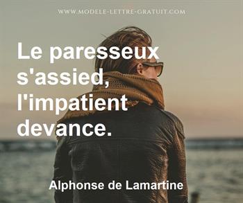 Citation de Alphonse de Lamartine