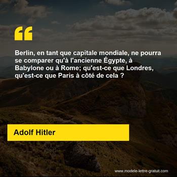 Citations Adolf Hitler