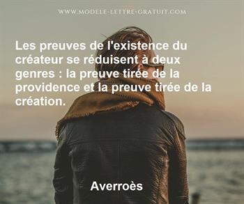 Citation de Averroès