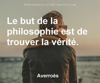 Citation de Averroès