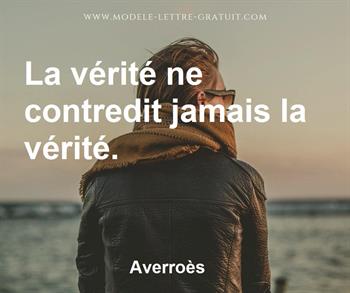 Citation de Averroès