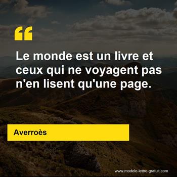 Citation Averroès