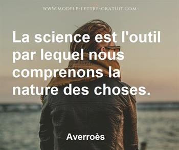 Citation de Averroès