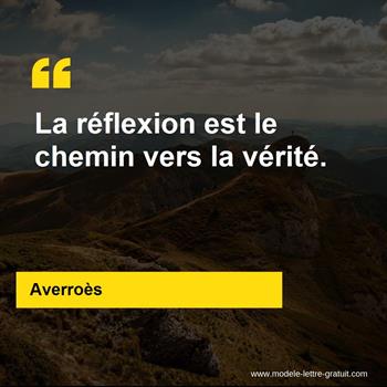 Citation Averroès