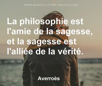 Citation de Averroès