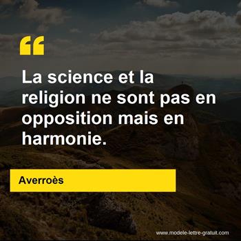 Citation Averroès