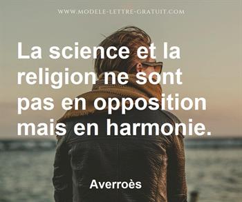 Citation de Averroès