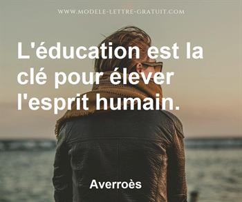 Citation de Averroès
