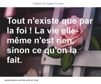 Citations Eugène Cloutier