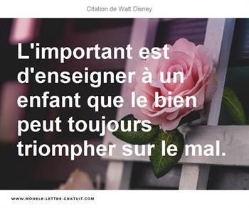 Citations Walt Disney