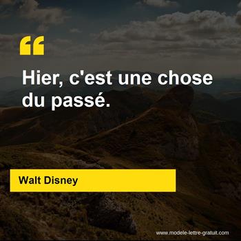 Citation de Walt Disney