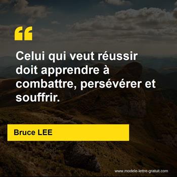 Citations Bruce LEE