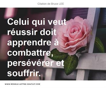 Citations Bruce LEE