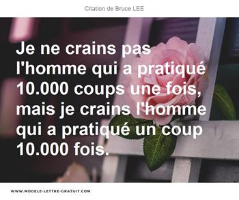 Citations Bruce LEE