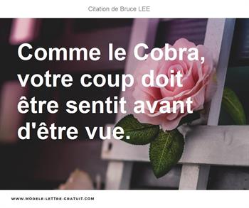Citations Bruce LEE