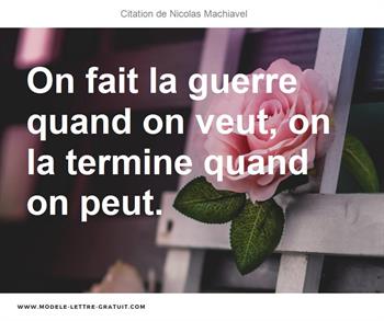 Citations Nicolas Machiavel