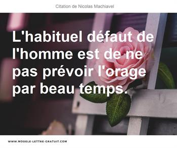 Citations Nicolas Machiavel