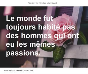 Citations Nicolas Machiavel