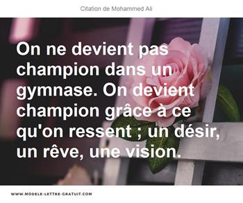 Citations Mohammed Ali