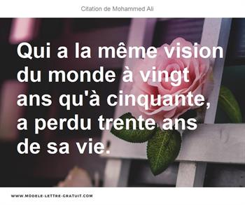 Citations Mohammed Ali