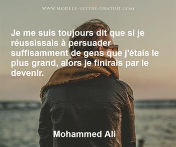 Citation de Mohammed Ali