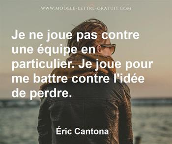 Citation de Éric Cantona
