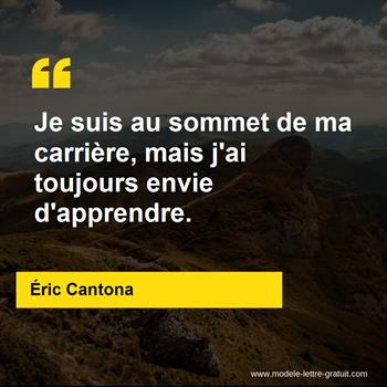Citation Éric Cantona