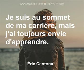 Citation de Éric Cantona