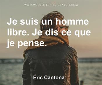 Citation de Éric Cantona