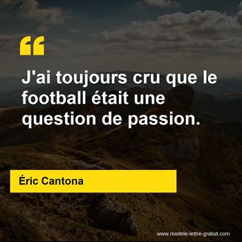 Citation Éric Cantona