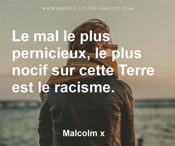 Citation de Malcolm x