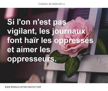 Citations Malcolm x