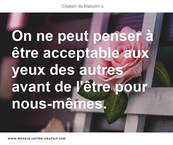 Citations Malcolm x